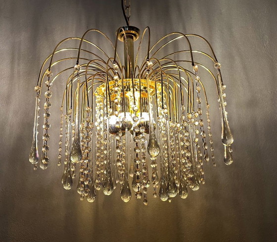 Image 1 of Vintage teardrop chandelier