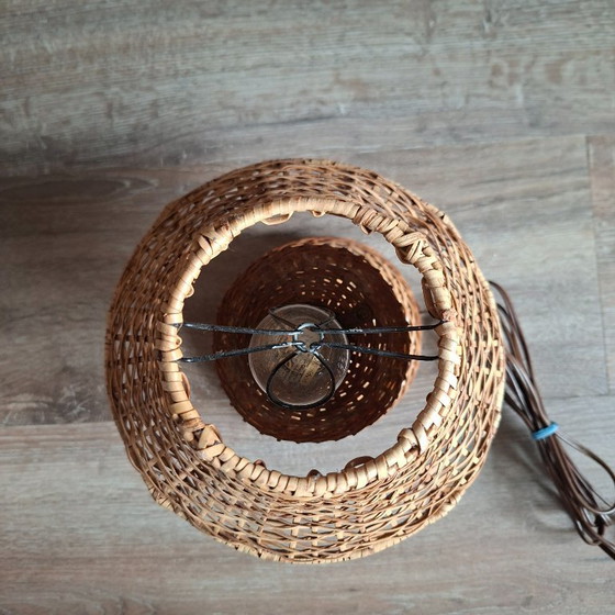 Image 1 of Lampada da tavolo in stile bohémien di metà secolo. Anni '70.