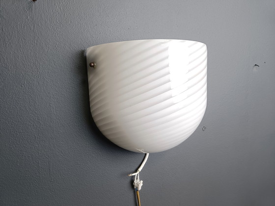 Image 1 of Murano Swirl glazen wandlamp van VM-Vetri, Italië, 1970