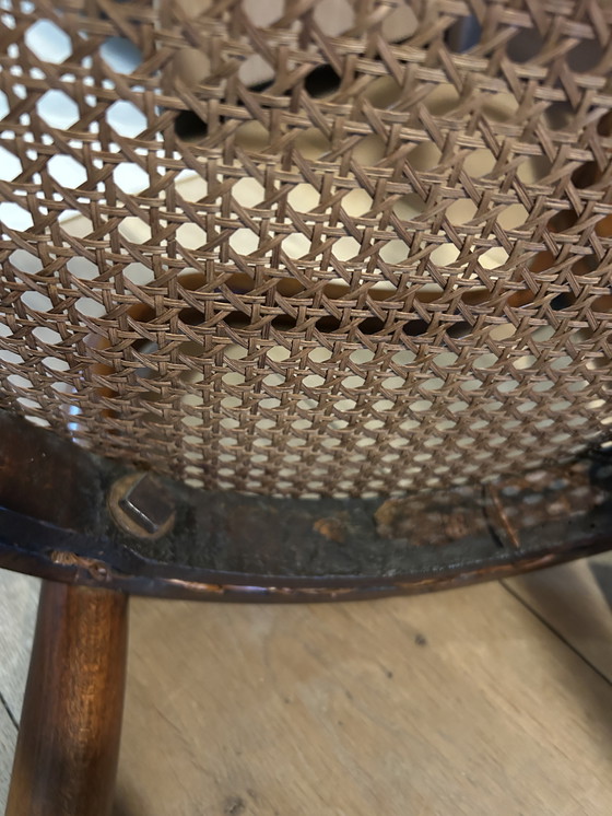 Image 1 of Antieke kinderstoel in legno curvato – Jacob & Josef Kohn Wien ca.1900 – Thonet stijl 