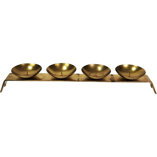 Vintage brass candlestick, Germany 1960s