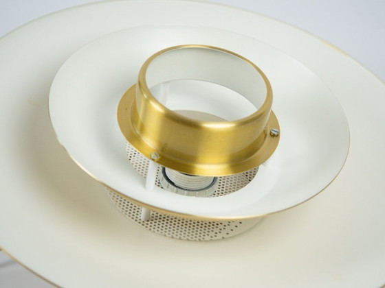 Danish Vintage Roma2 Pendant Lamp by Junge, 1980s – Aluminium (photo 9 of 9)