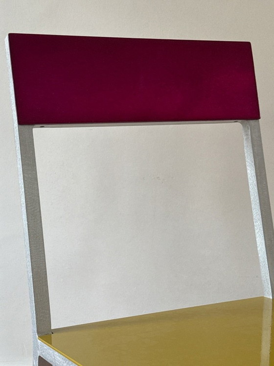 Image 1 of alu stoel curry candy paars van muller van Severen