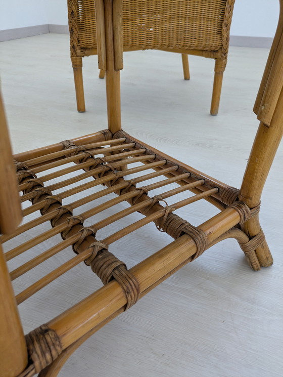 Image 1 of Outdoor Wicker Lounge - Vintage