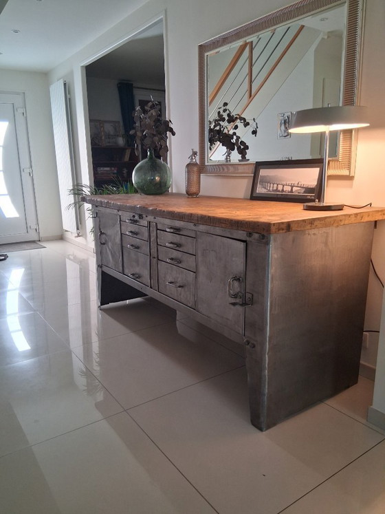 Image 1 of Authentieke Biguet werkbank