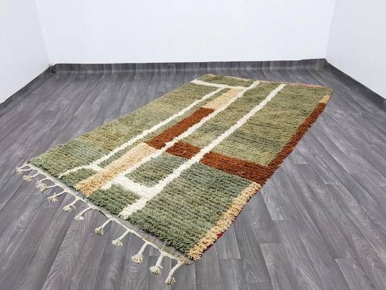 Traditional hand-woven natural wool Rugs & carpets size 150/250 cm, Alberto Bazzani, Textile, Beige (photo 7 of 9)