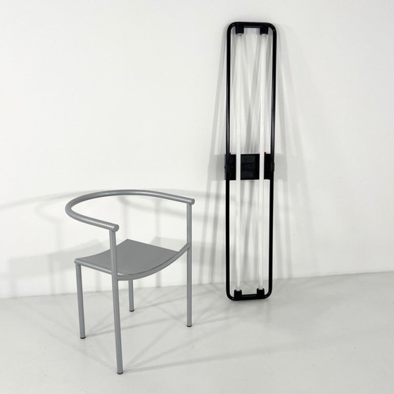 Image 1 of Black Neon Wall Lamp by Gian N. Gigante for Zerbetto, 1980s