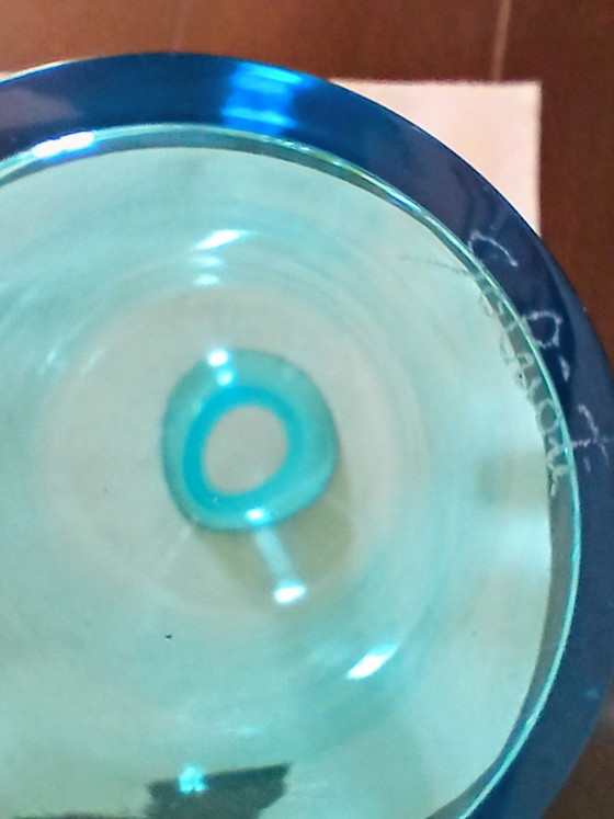 Image 1 of Vintage Murano Glass Bottle by Salviati Venini Group - Signed
