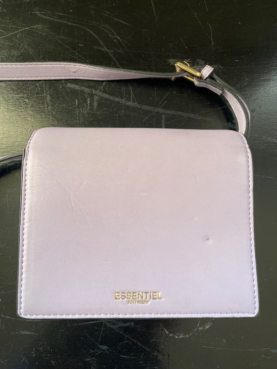Borsa a tracolla Essentiel Antwerp con motivo occhio diabolico, Lilla, Borse a tracolla, Pelle, Metallo, Viola (foto 3 di 6)