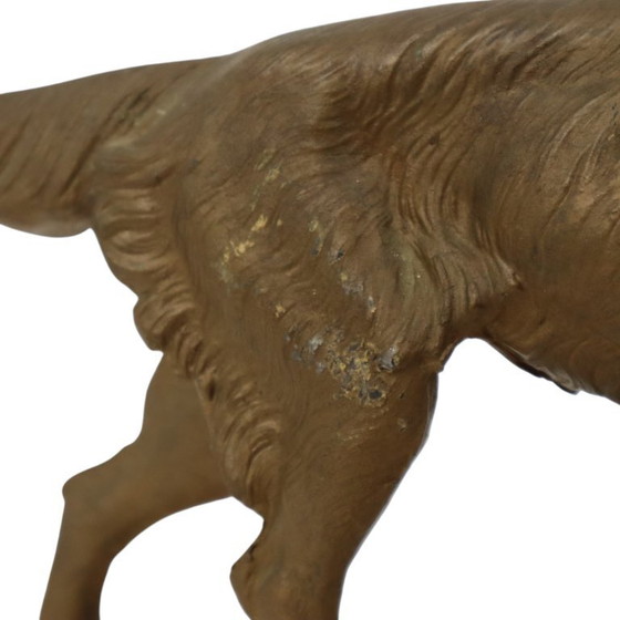 Image 1 of Art Deco Dog on Marble Base