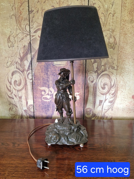 Beautiful old musketeer lamp