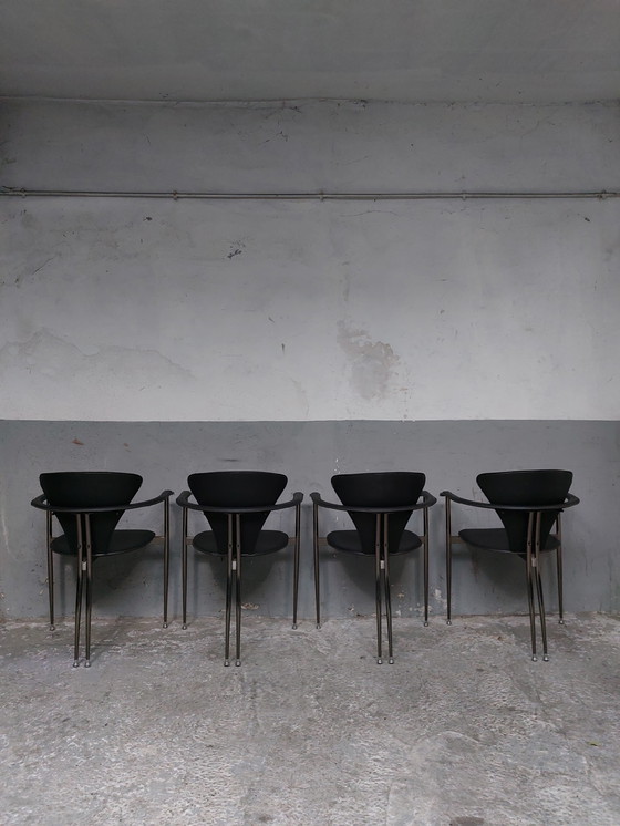 Image 1 of  4 x arrben dining chairs