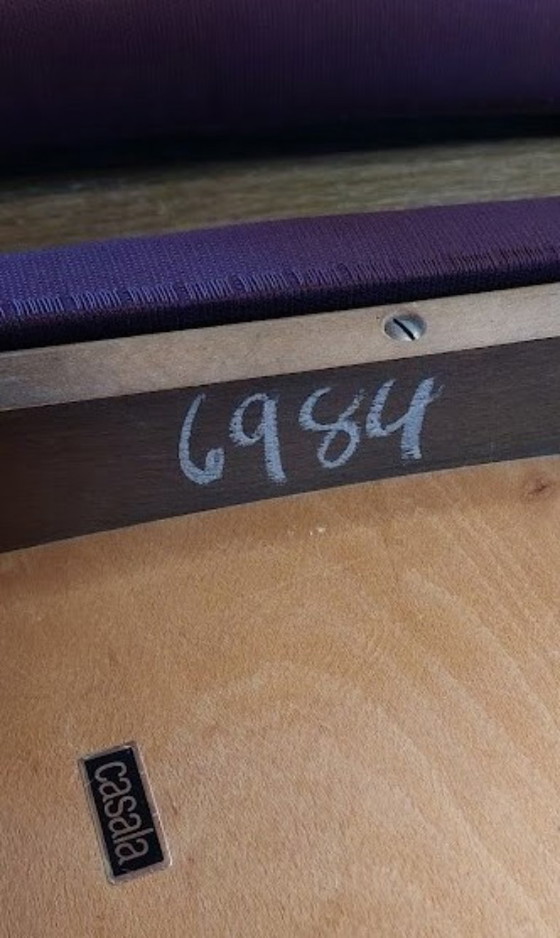 Image 1 of Complete Dining Room Set with Buffet Cabinet, Bar Cabinet, Extendable Table, and Set of Chairs Casala Cantilever