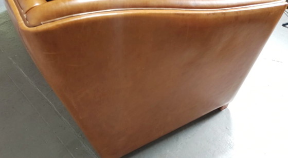 Image 1 of Cognac leather sofa 
