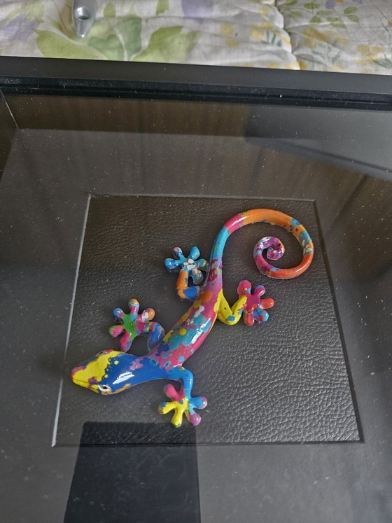 Image 1 of 2 Gecko-Gemälde