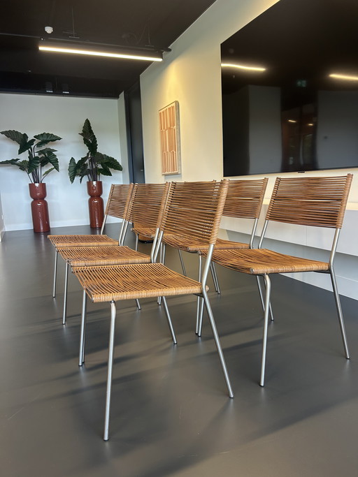 6 x Silla Pierantonio Bonacina Miss B de Tito Agnoli 