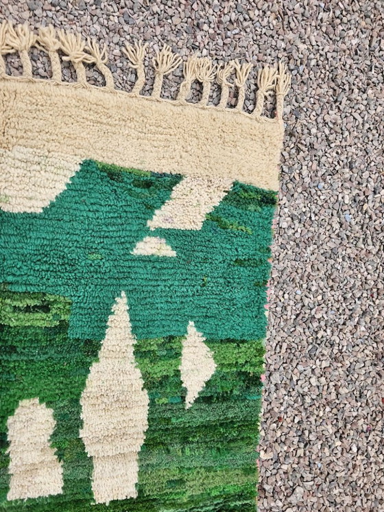 Image 1 of Marokkanischer Teppich aus Naturleinen, 200 x 150 cm