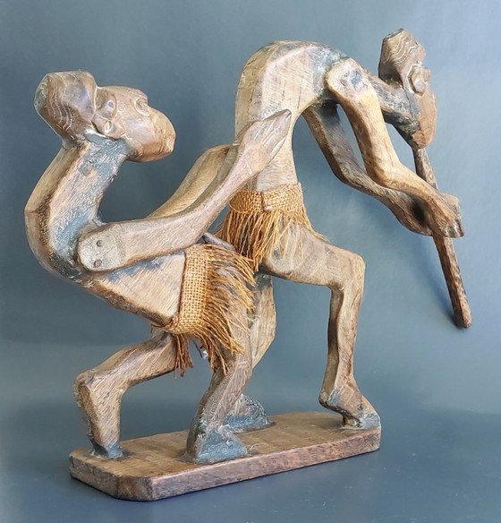 Image 1 of Antica scultura erotica africana in legno