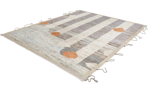 Tapis Berbère Afghan Maroc Design - Noué à la main - Style Boho Vintage 293 x 251 cm