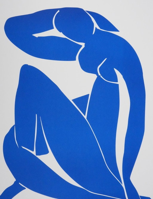 Henri Matisse: Blue Nude V, Signed Lithograph – lithos zeefdrukken, Paper (photo 2 of 6)