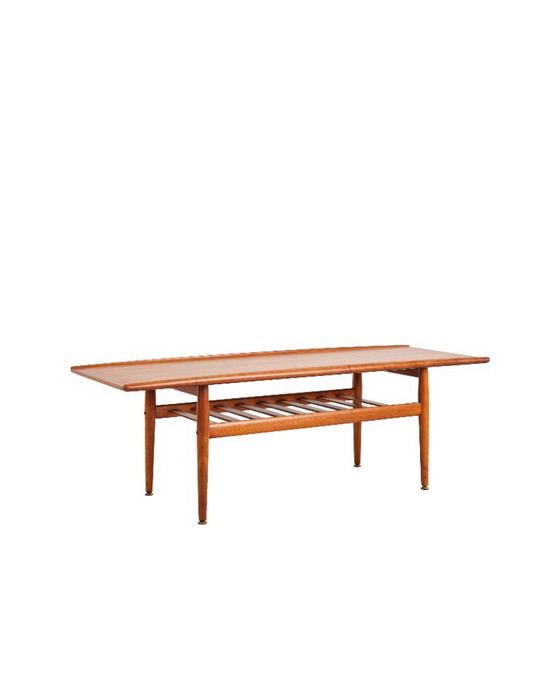 Danish Teak Wood Coffee Table by Grete Jalk, Mid-Century Design 1950s – Glostrup Møbelfabrik (photo 19 of 19)