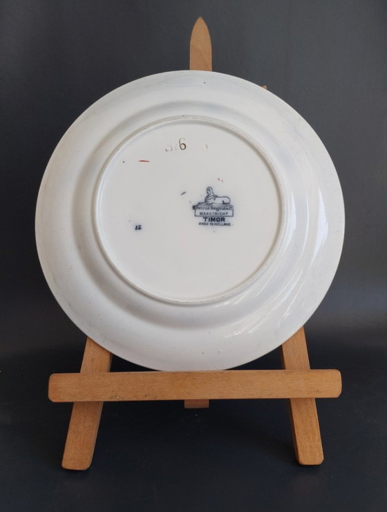 Image 1 of Assiette "Timor" néerlandaise Petrus Regout du XIXe siècle