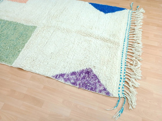 Handgefertigter marokkanischer Teppich aus Wolle 3 x 2 m – Teppiche & Läufer, Wool (photo 5 of 11)