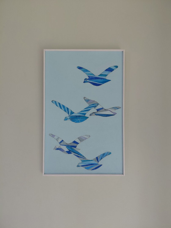"Different Souls, One Flight", Gallery Suncorner, Decorazioni murali, Legno, Bianco (foto 8 di 8)