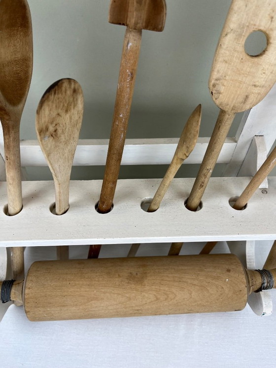 Wooden Shelf and Utensils – Kitchen accessories, Metal (photo 9 of 9)