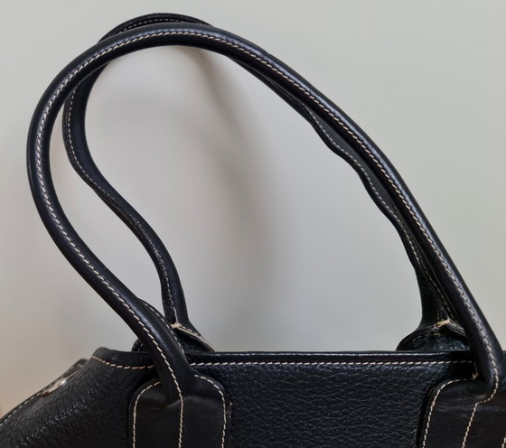 Image 1 of TOD'S Girelli handbag black full-grain leather good condition