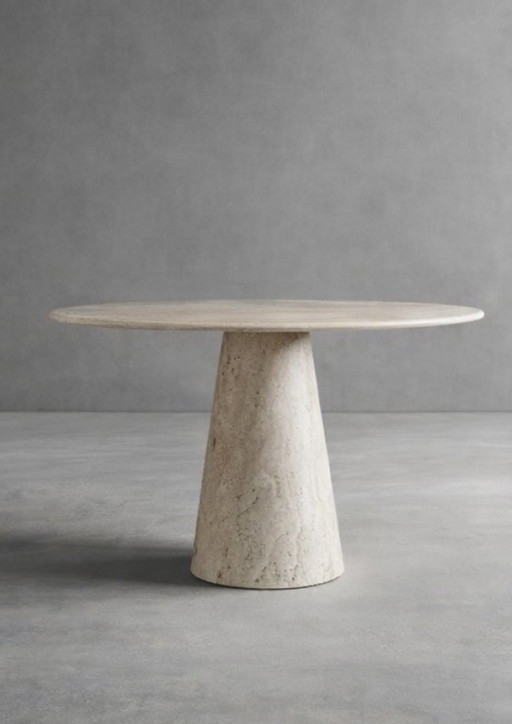 Esstische aus Travertin, runde und personalisierte Esstische