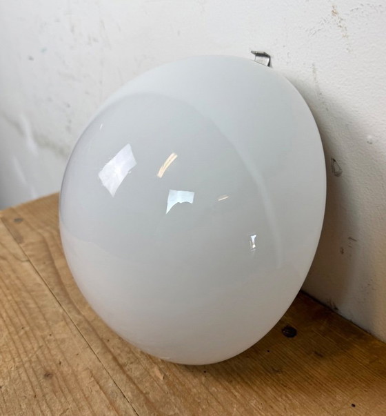 Image 1 of Vintage wandlamp met melkglas, jaren 60