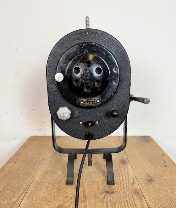 Image 1 of Vintage zwarte theaterspot, jaren 60