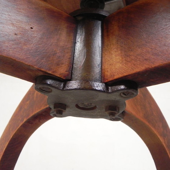 Sedia da ufficio Bauhaus, sedia da studio KRENZER, anni '30 – Sedie girevoli, Ghisa, Legno (photo 16 of 28)