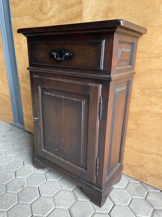 Grazioso ARMADIETTO DA INGRESSO a 1 anta rovere scuro con cassetto 92 x 62 cm – Armadi a muro, Legno (photo 8 of 14)