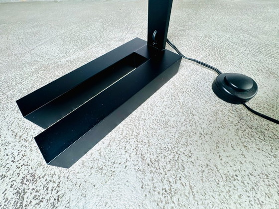 Mushroom Shade Floor Lamp by Dijkstra Lampen, The Netherlands, 1970s – Floor lights, Plastic, Metal (photo 4 of 7)