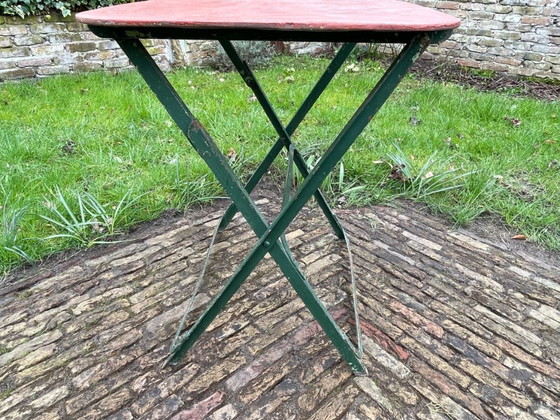 Image 1 of Folding table Garden table French antique