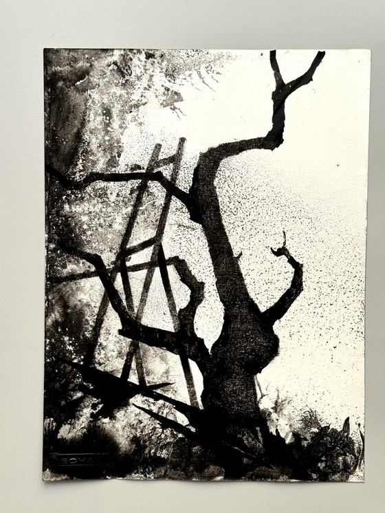 Image 1 of Eugene Eechaut (1928-2019) - Noire Reverie (1980) 4 Kunstwerke