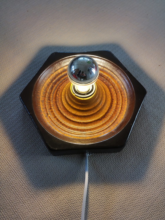 Image 1 of Original Fat Lava ceramic wall lamp, 1970s