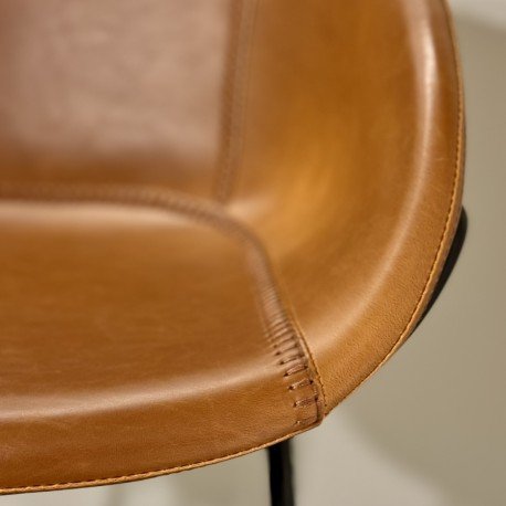 Image 1 of Feston brown bar stool (set of 2)