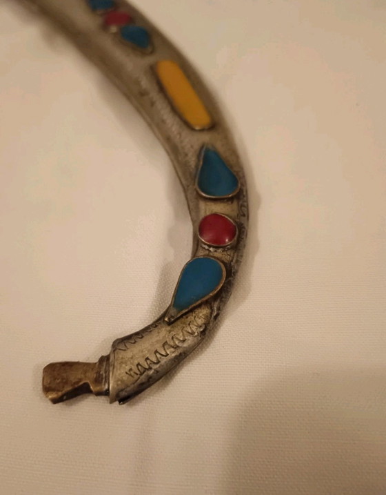 Image 1 of Decoratieve schede voor een messing dolk