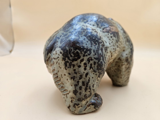 Image 1 of Orso smaltato Royal Copenhagen di Knud Kyhn 1950 raro
