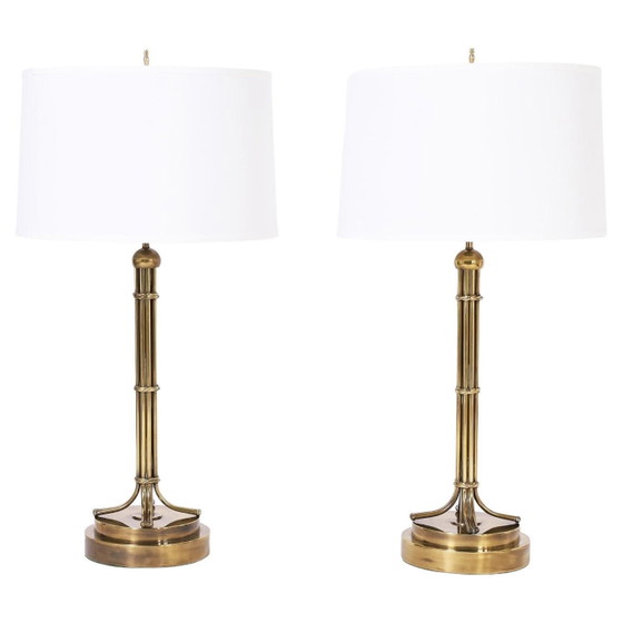 Lampade da tavolo dorate di Luci Italia, 1970 – Vintage (photo 5 of 17)