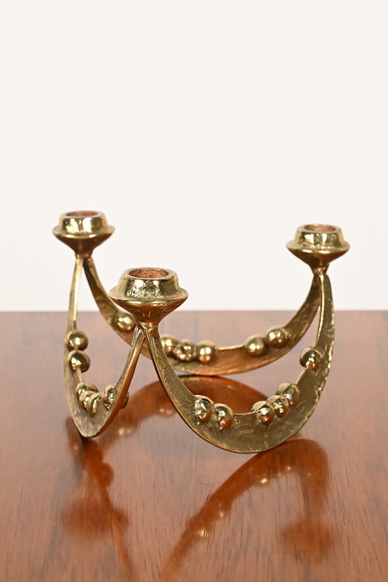 Image 1 of Chandelier en laiton de Tanini