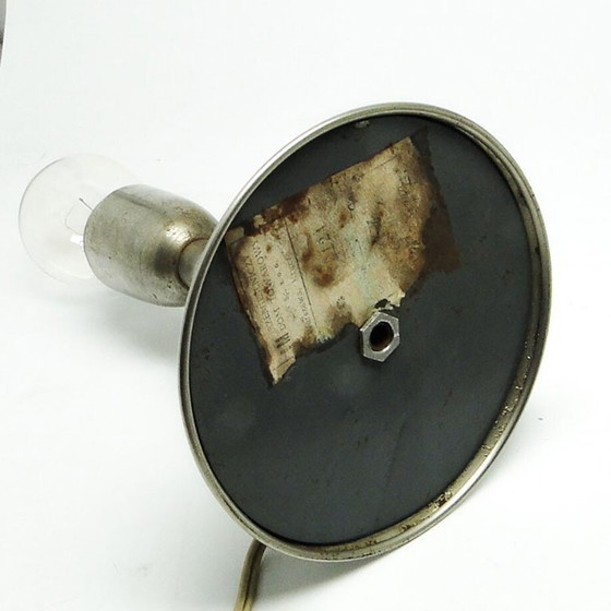 Art Deco Table Lamp by A. Gałecki, Poland, 1960s – Metal (photo 8 of 10)
