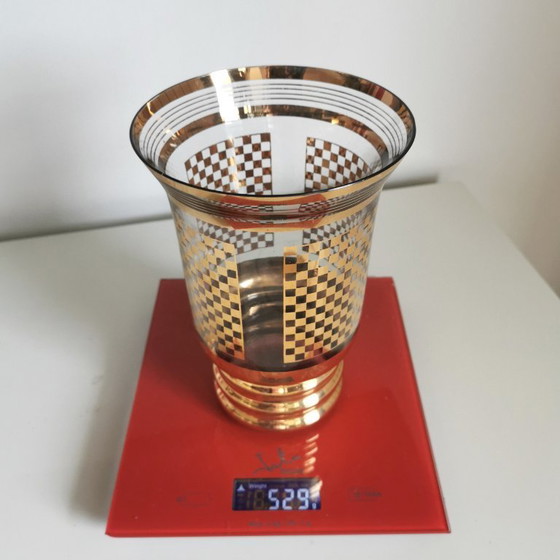 Image 1 of ANTIKE BELGISCHE KRISTALLVASE