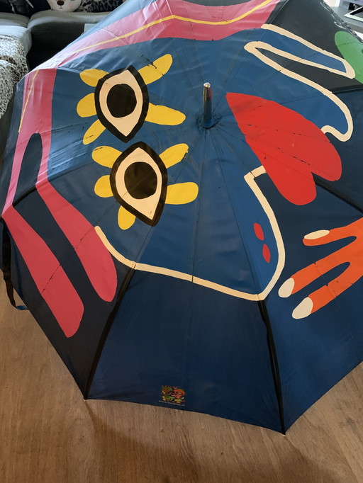 Painted umbrella