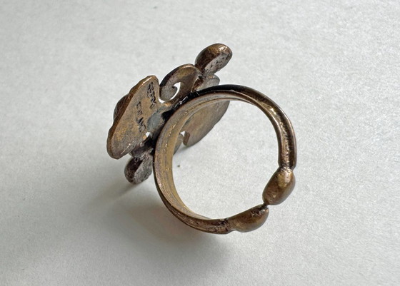 Image 1 of vintage sieraden P. Sarpaneva Finland Brutalistische stijl