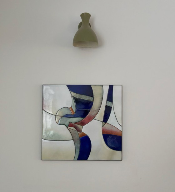 Image 1 of Obra de arte titulada «Strawinsky», cerámica sobre esmalte, Jan de Valk, 1991.