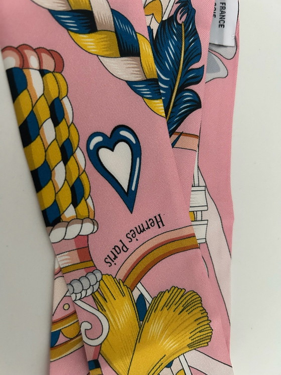 Hermès Twilly Harnais de Coeur – Other bags, Silk (photo 2 of 6)